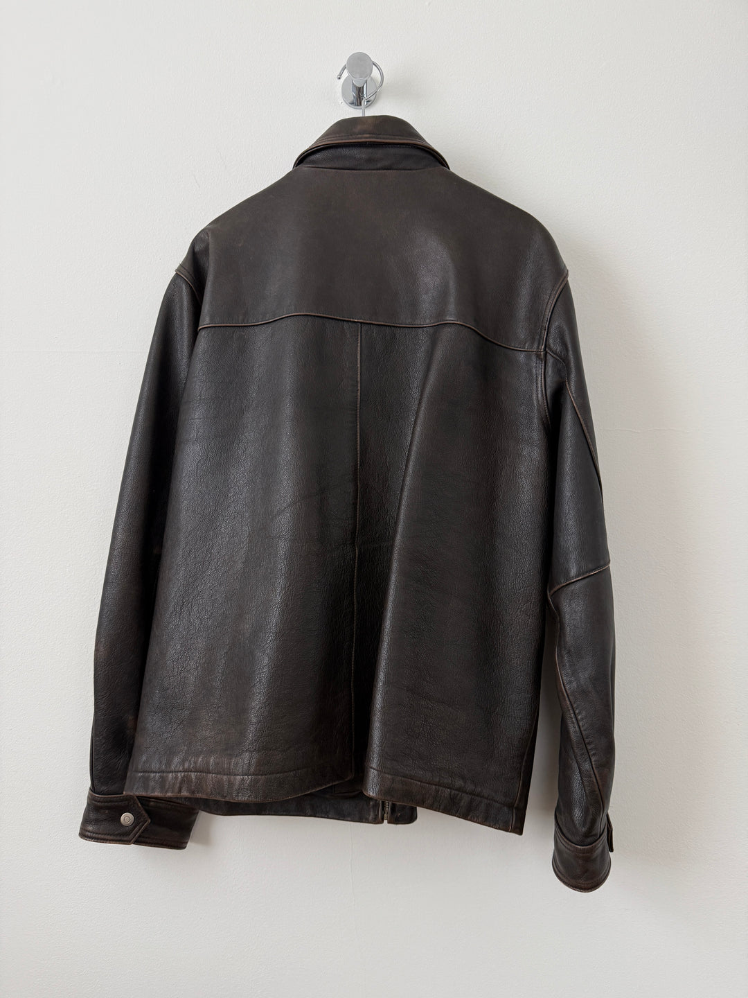 Cherokee Brown Vintage Leather Jacket