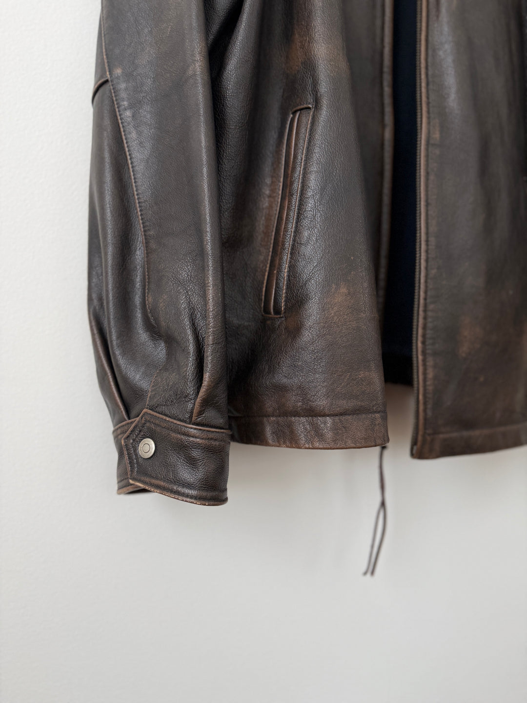 Cherokee Brown Vintage Leather Jacket