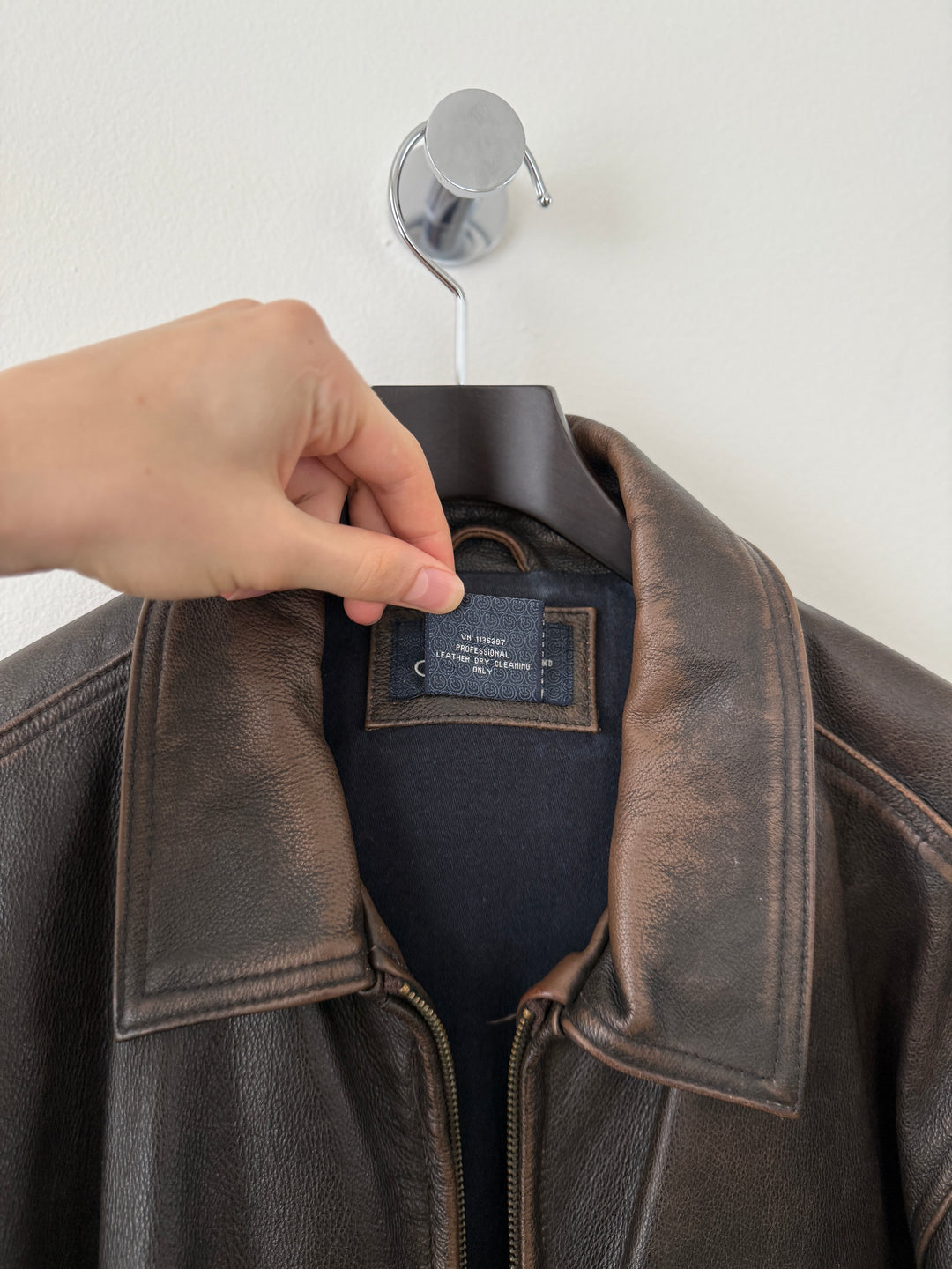 Cherokee Brown Vintage Leather Jacket