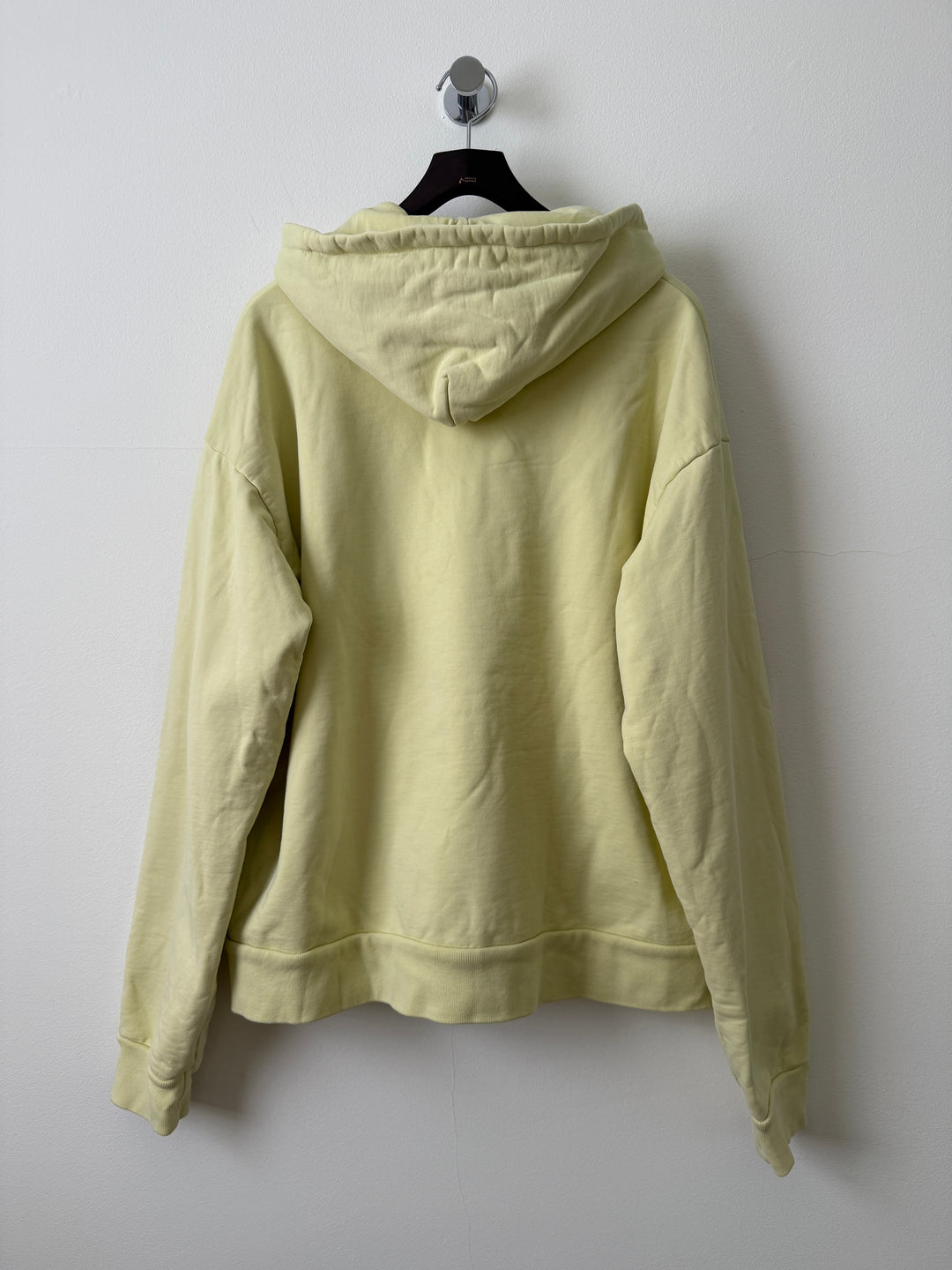 Pale Yellow Zip Up Hoodie