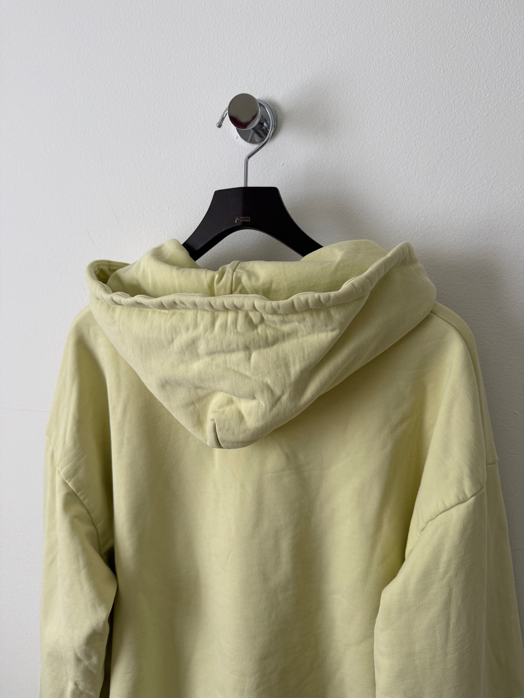 Pale Yellow Zip Up Hoodie