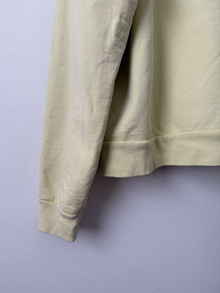Pale Yellow Zip Up Hoodie