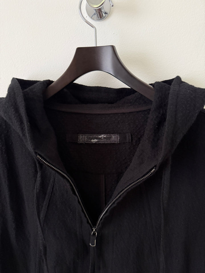 Hooded Jacket / Black (Wool)