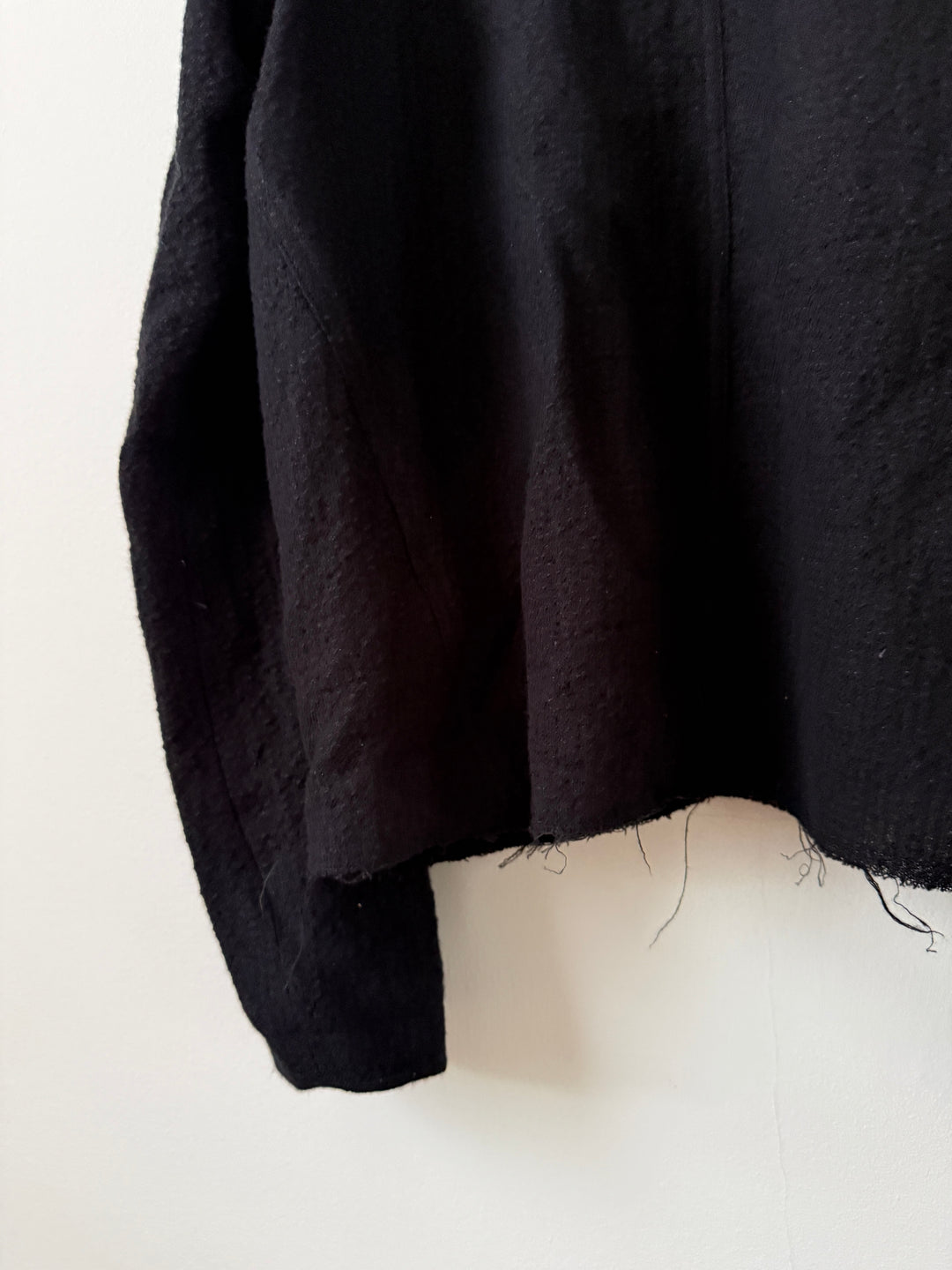 Hooded Jacket / Black (Wool)