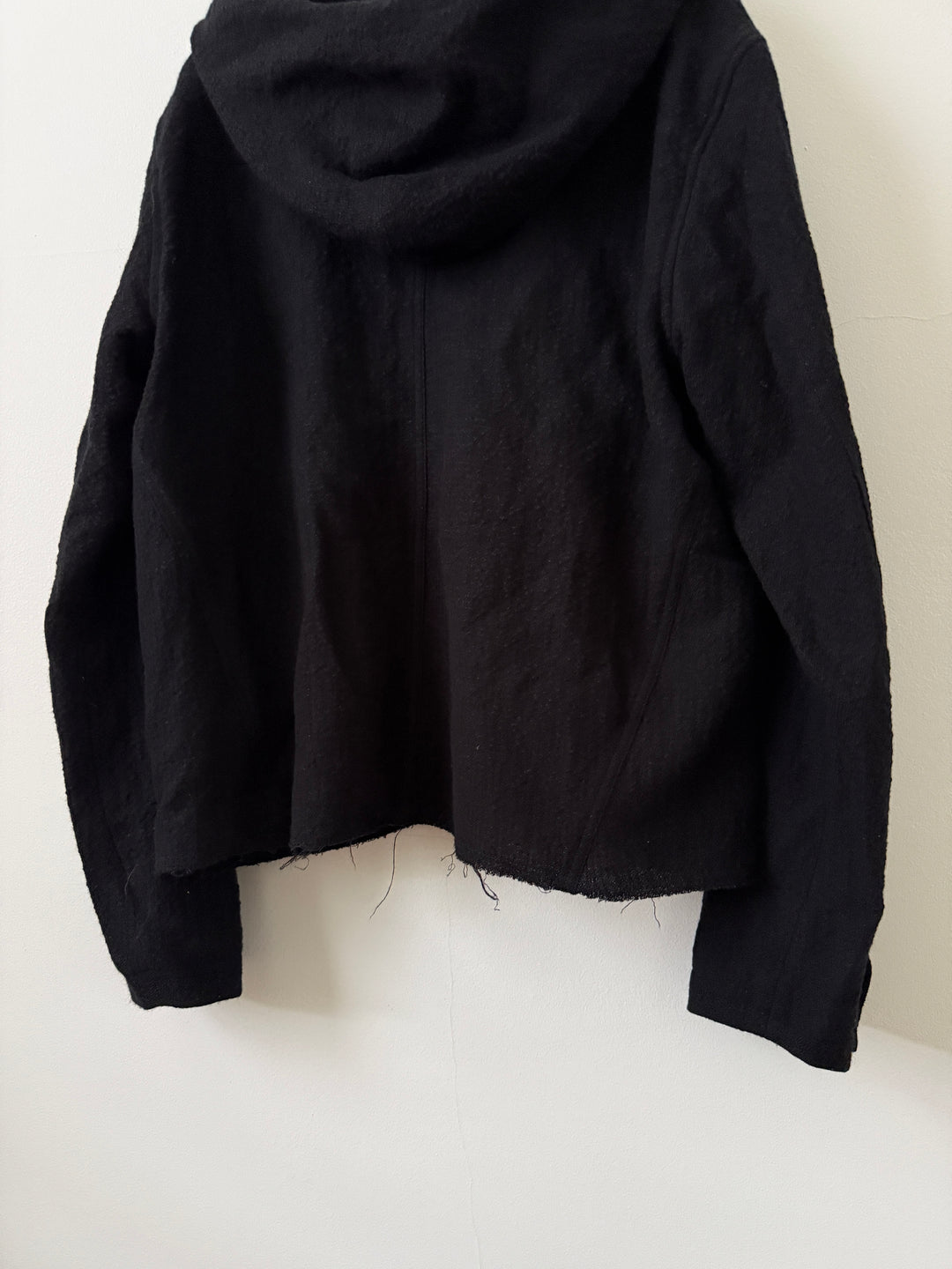 Hooded Jacket / Black (Wool)