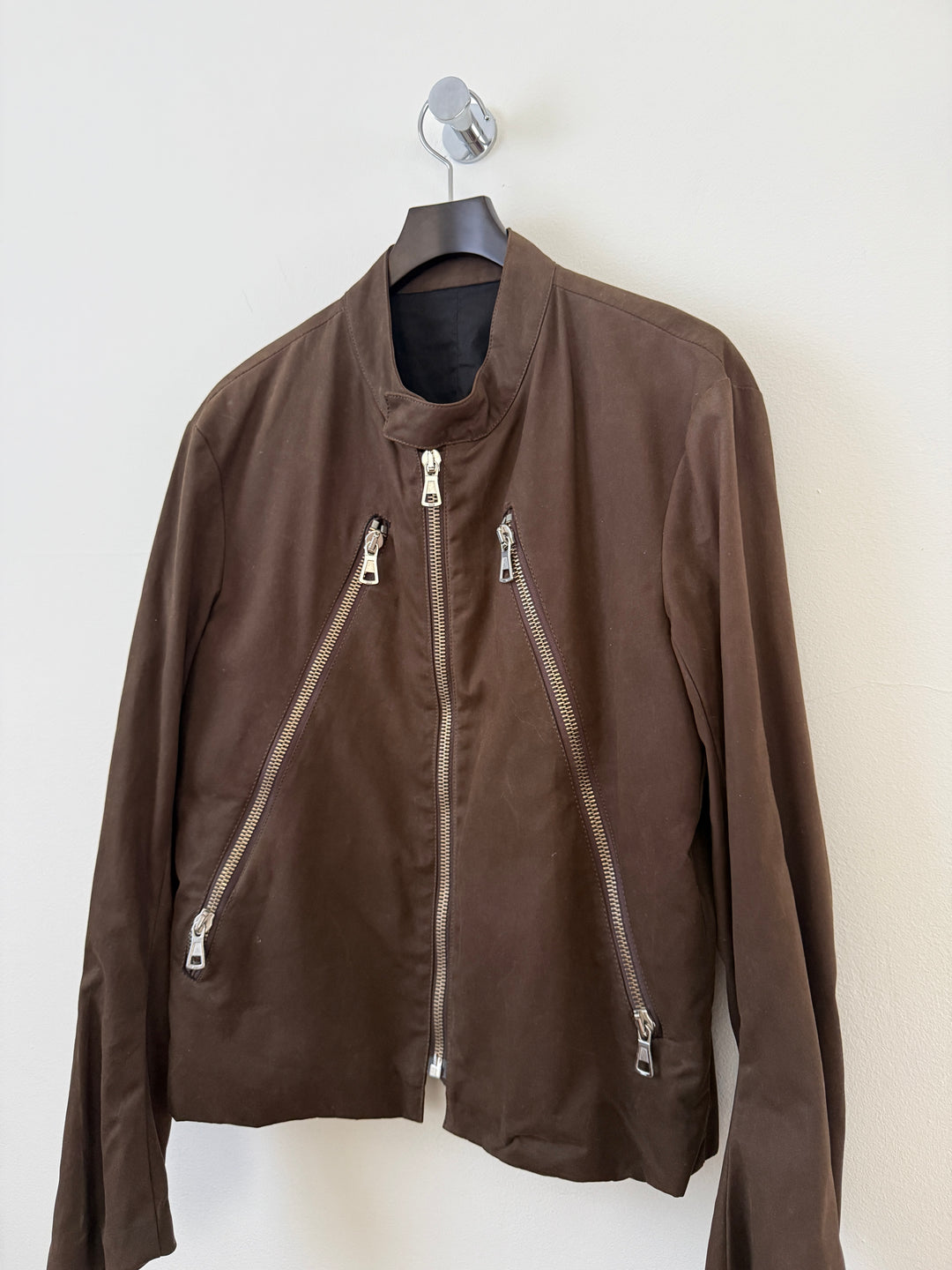 2003 Waxed 5 Zip Moto Jacket