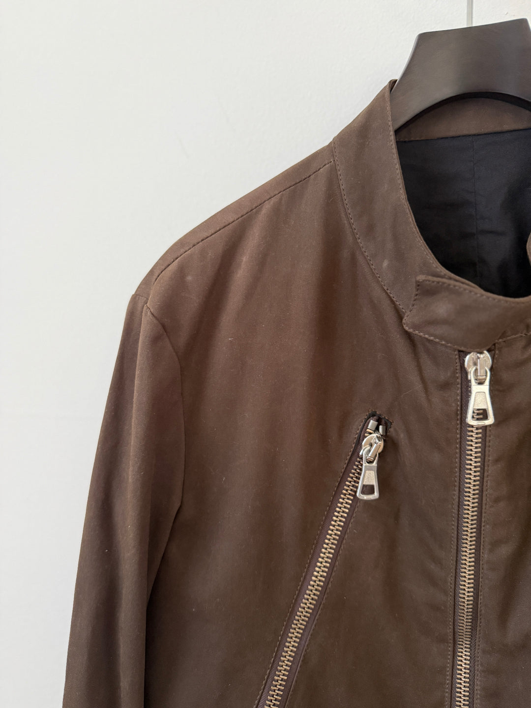 2003 Waxed 5 Zip Moto Jacket