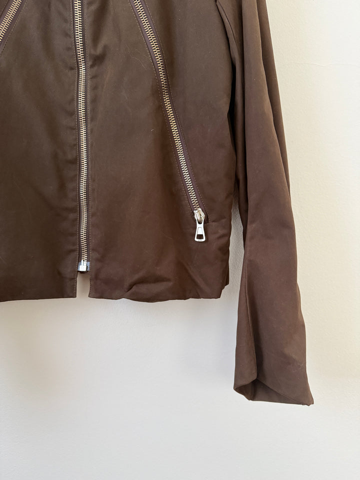 2003 Waxed 5 Zip Moto Jacket