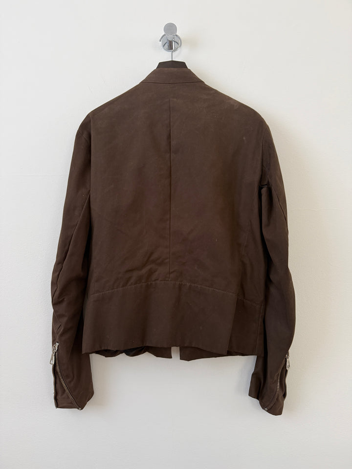 2003 Waxed 5 Zip Moto Jacket