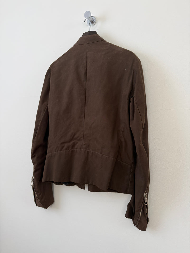 2003 Waxed 5 Zip Moto Jacket