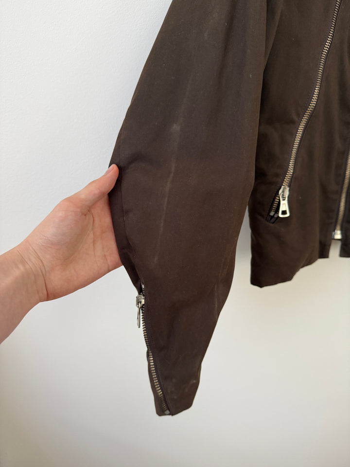 2003 Waxed 5 Zip Moto Jacket