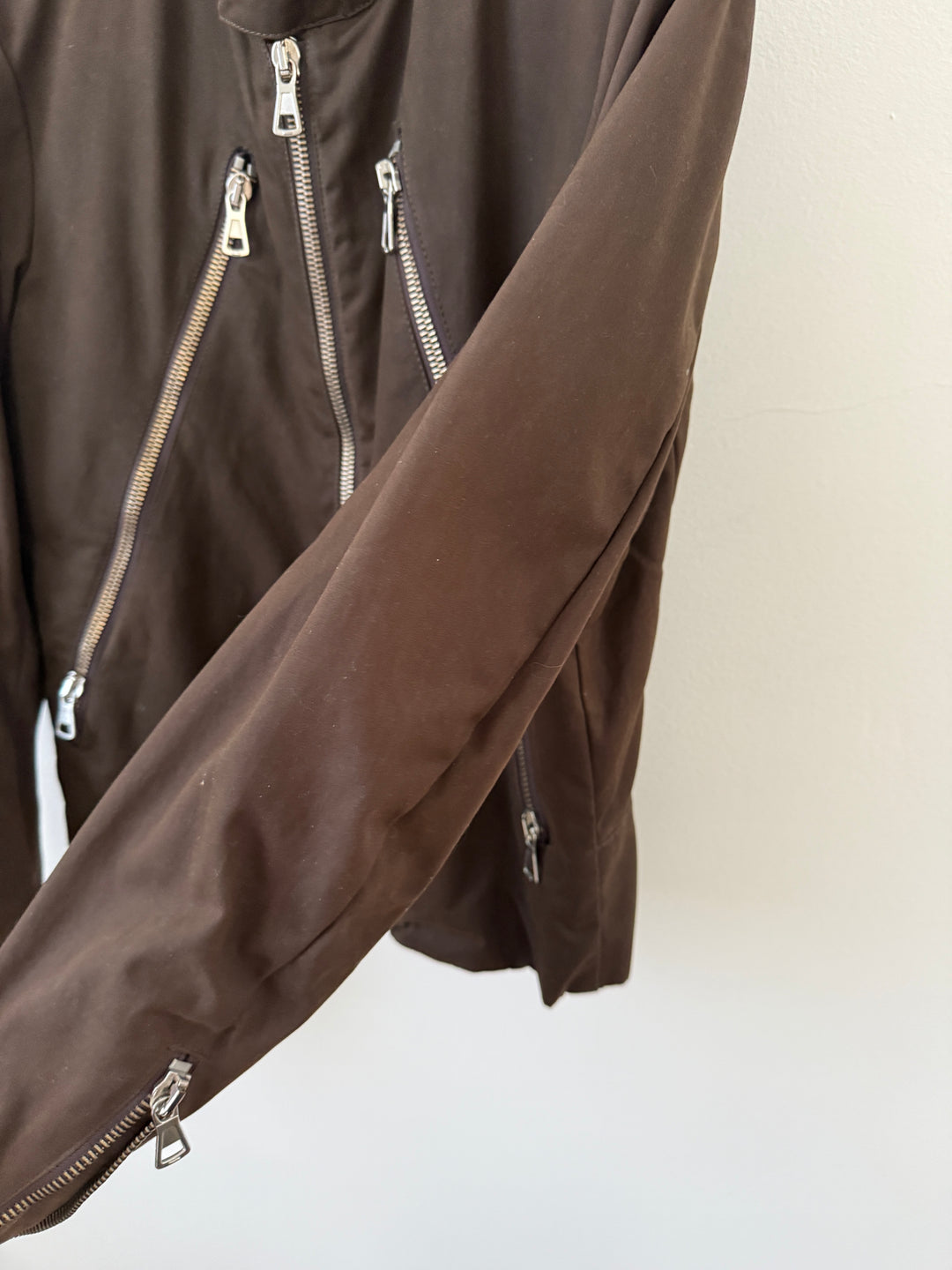 2003 Waxed 5 Zip Moto Jacket