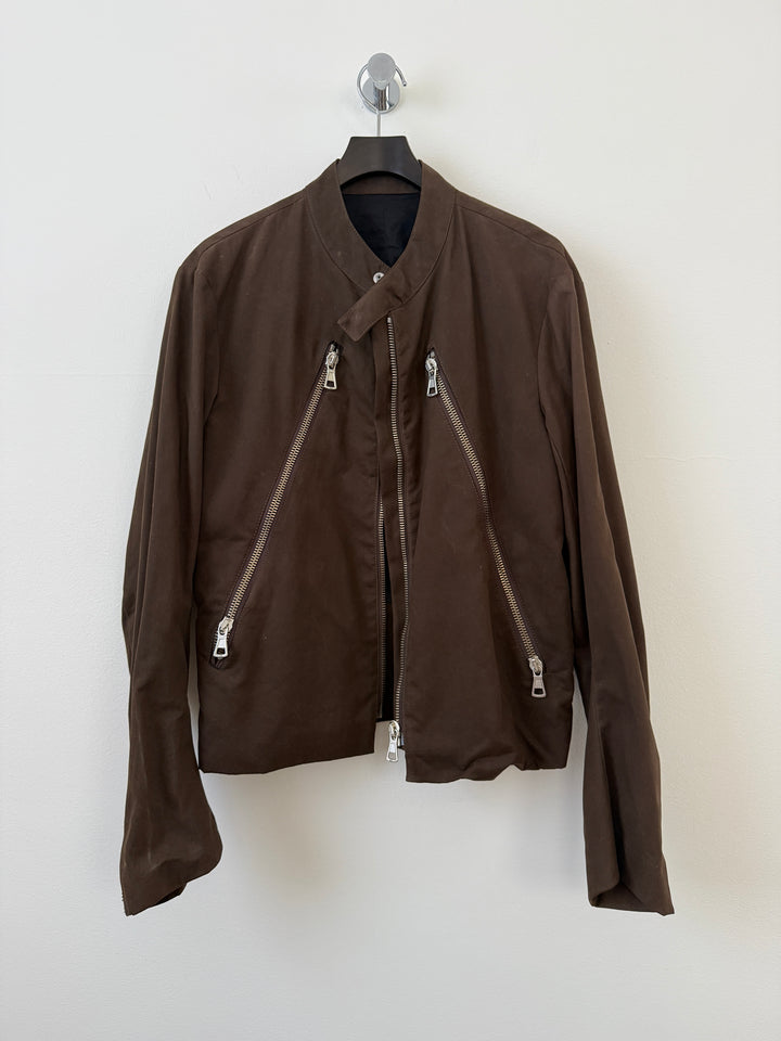 2003 Waxed 5 Zip Moto Jacket