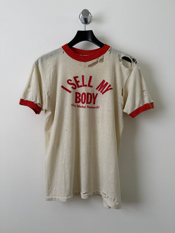Thrashed "I Sell My Body" Ringer Tee