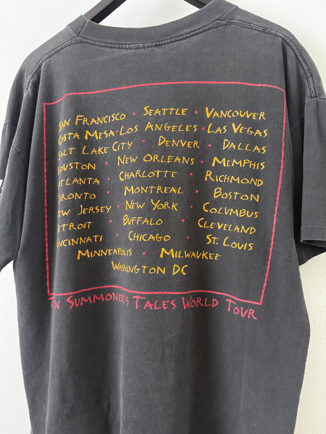 Rare Vintage 1993 Sting Ten Summoner’s Tales Tour Tee