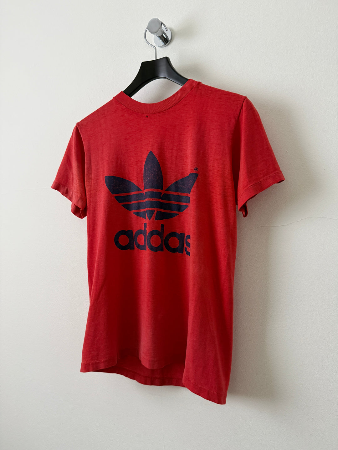 Red Adidas Logo Tee