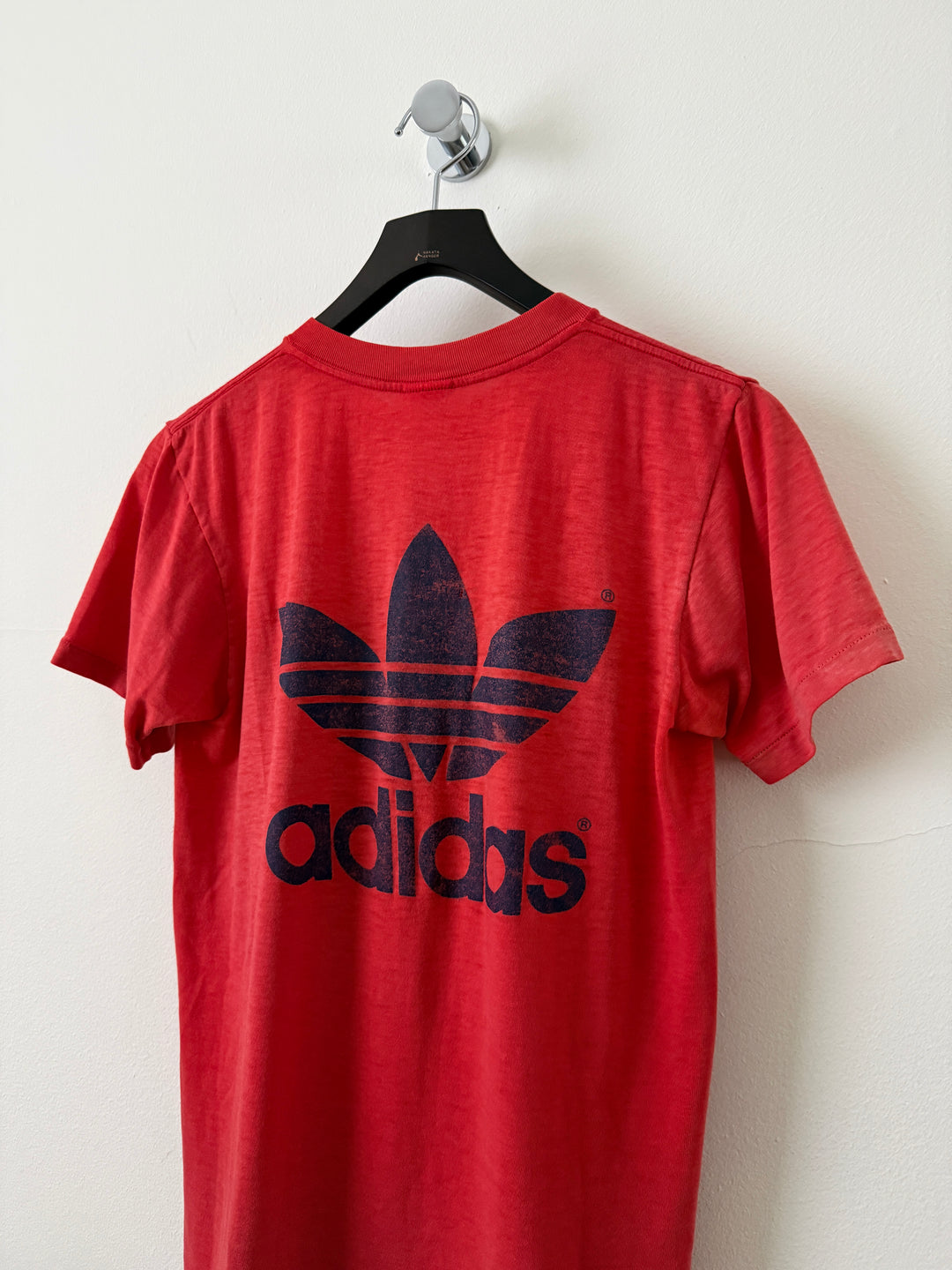 Red Adidas Logo Tee