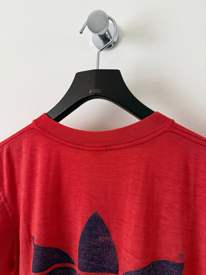 Red Adidas Logo Tee