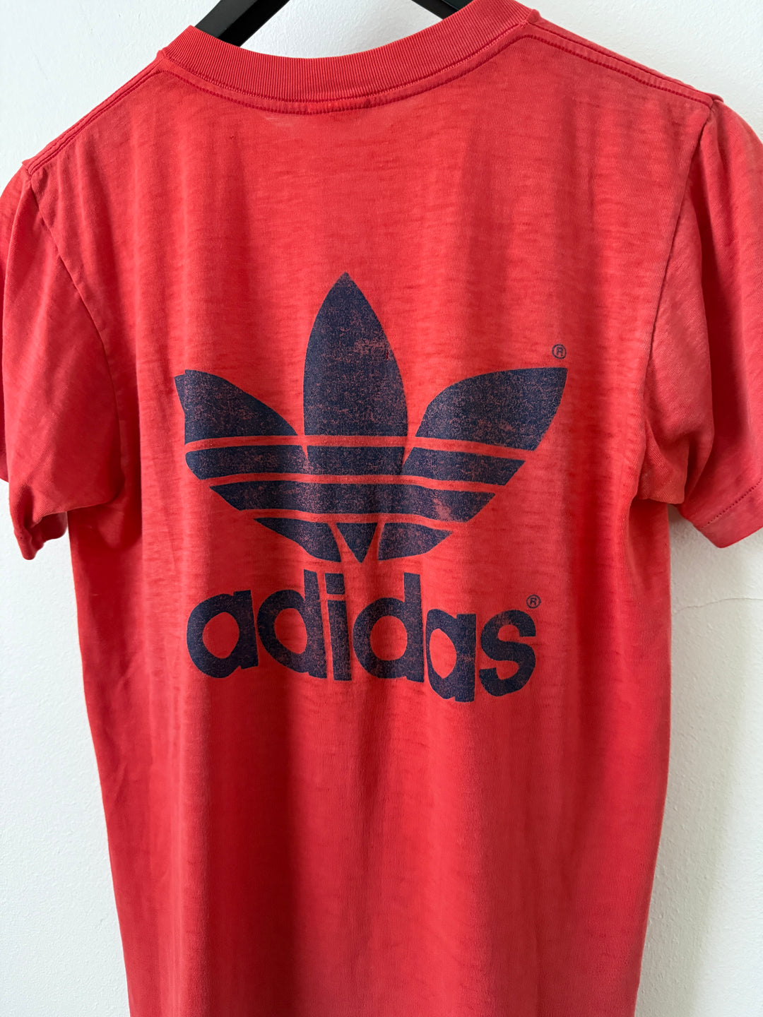 Red Adidas Logo Tee