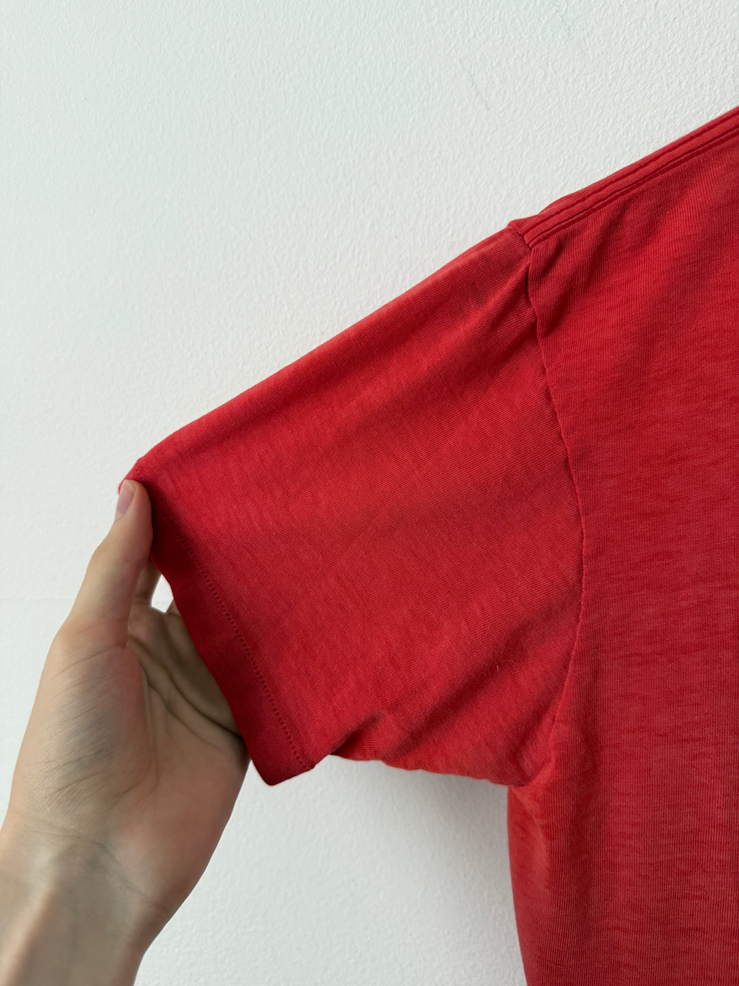 Red Adidas Logo Tee