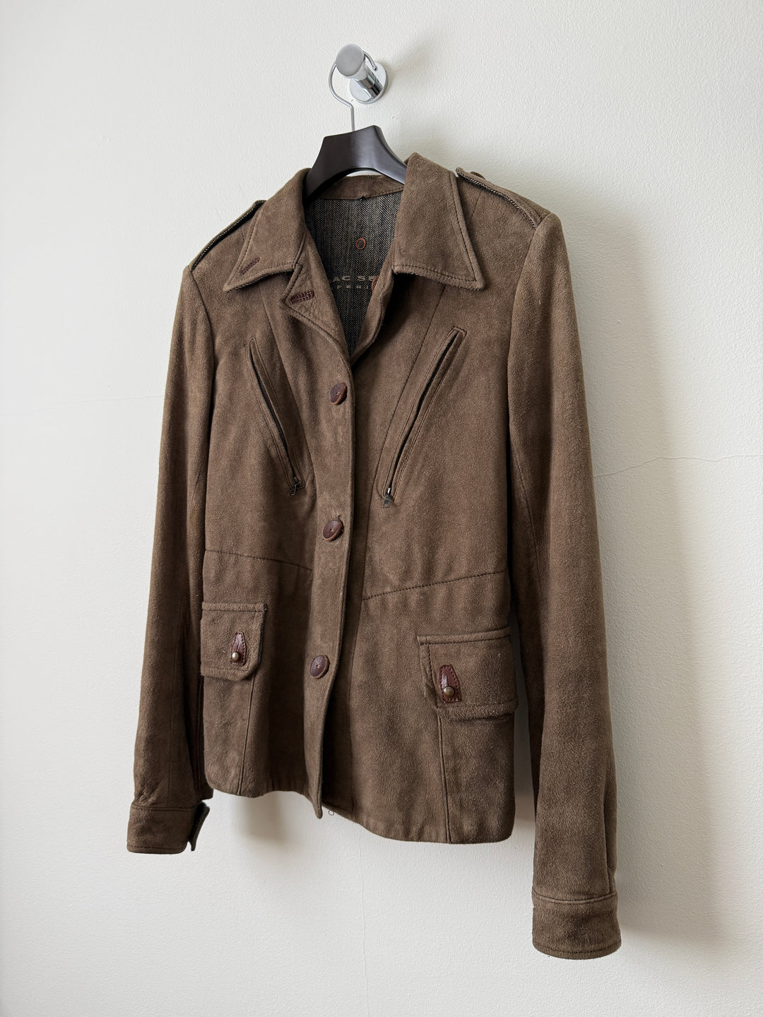 Suede Utility Jacket