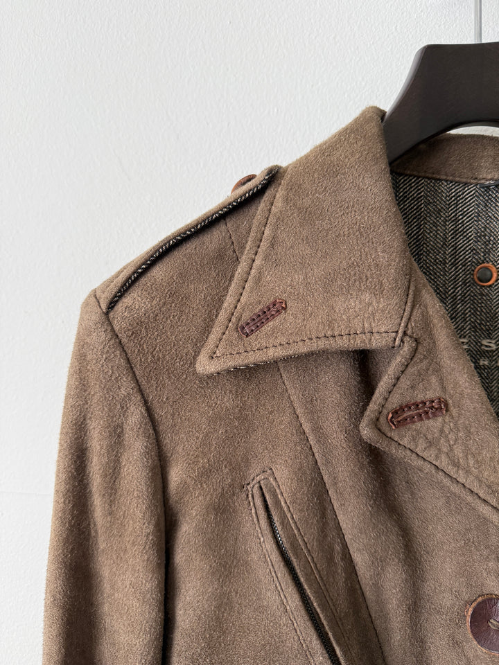 Suede Utility Jacket