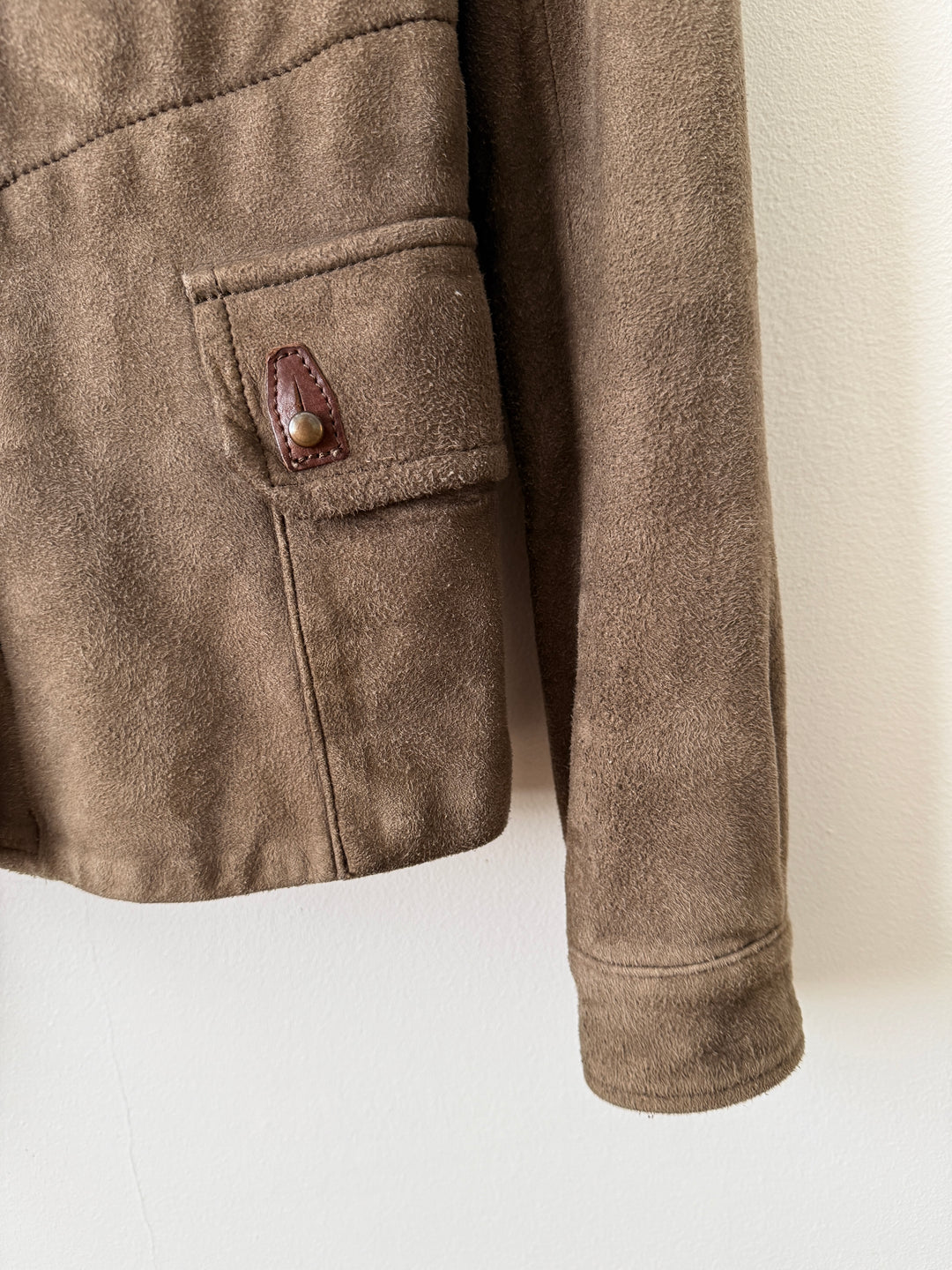 Suede Utility Jacket