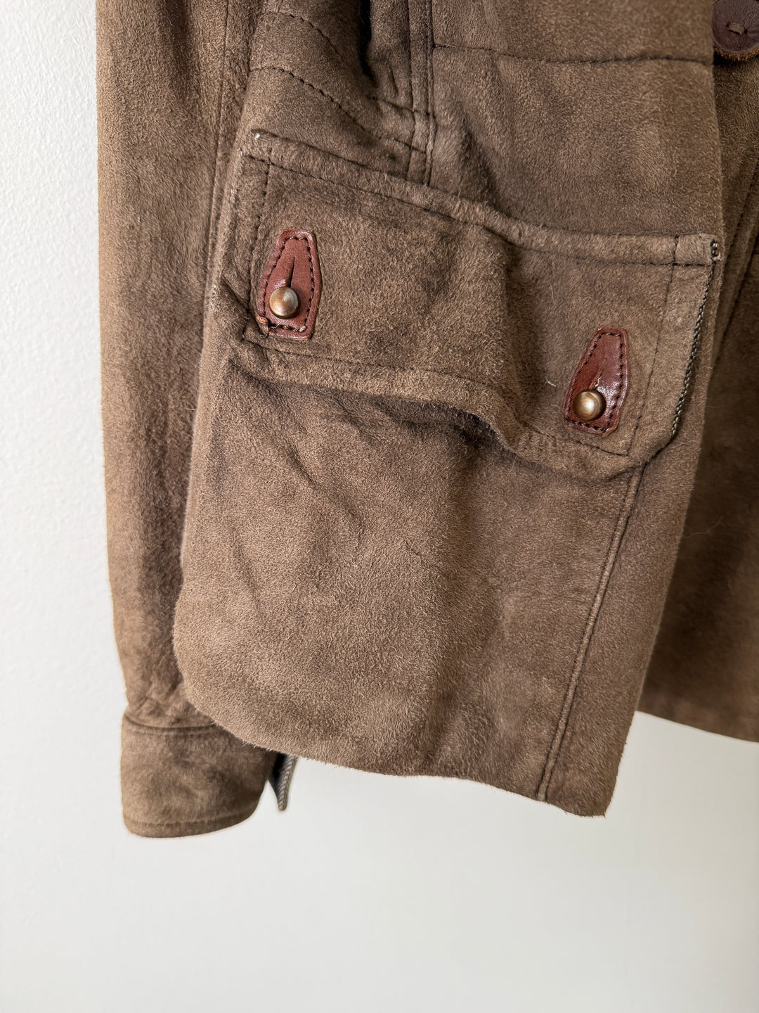 Suede Utility Jacket
