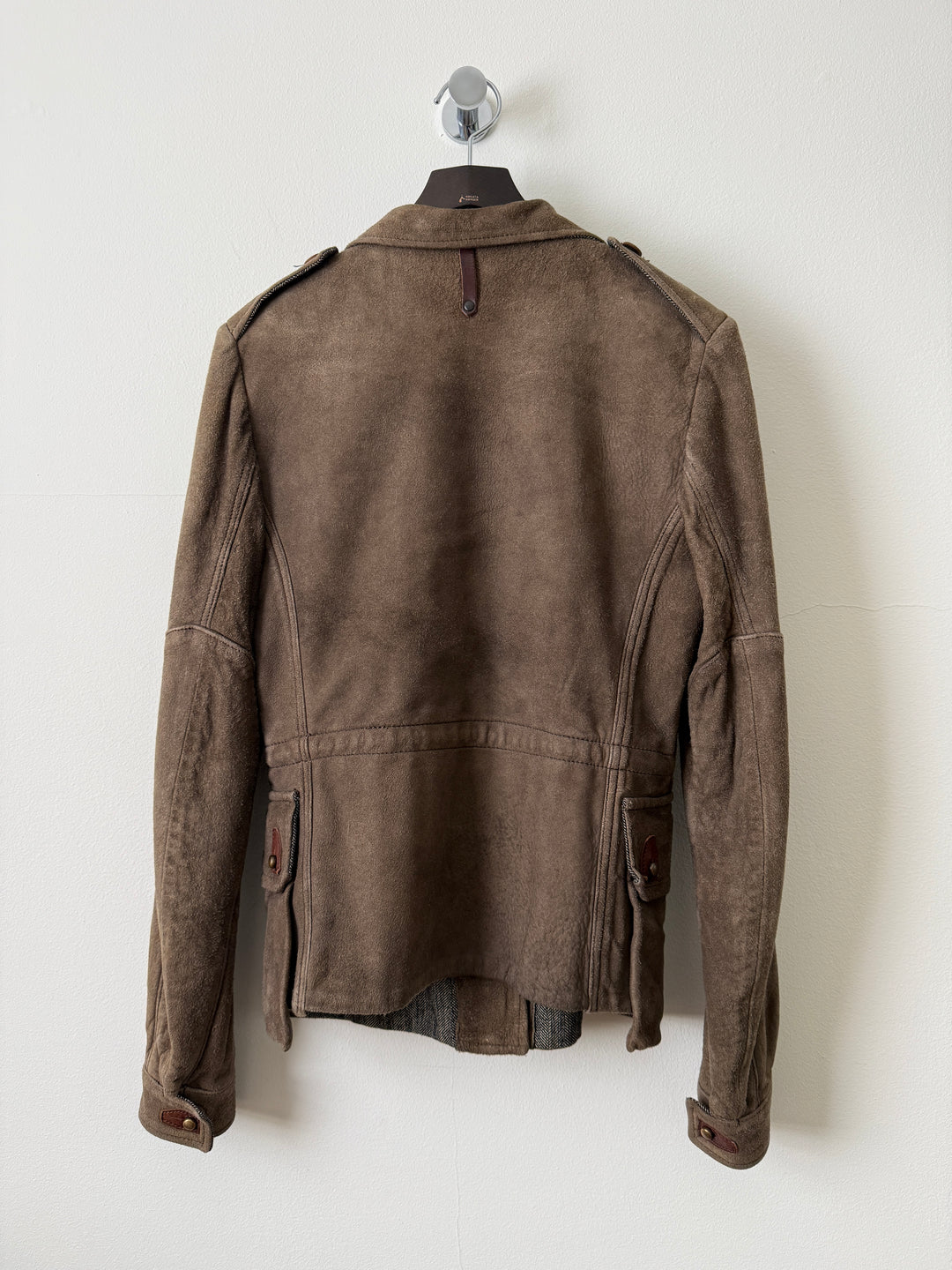 Suede Utility Jacket