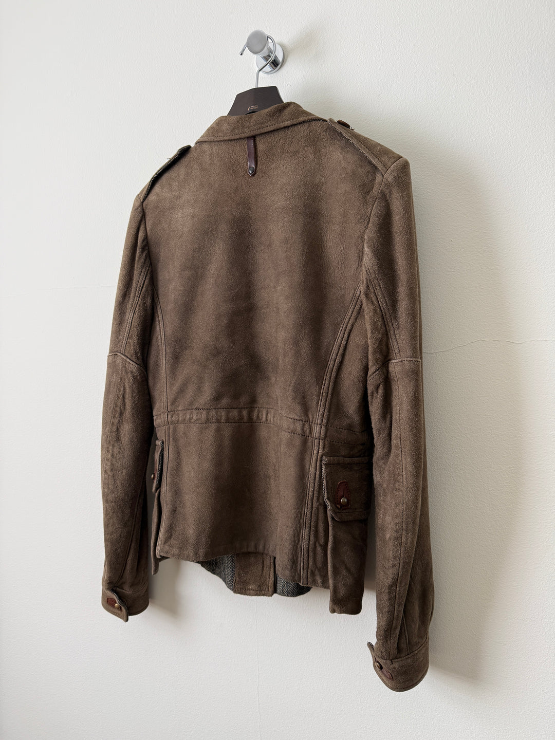 Suede Utility Jacket