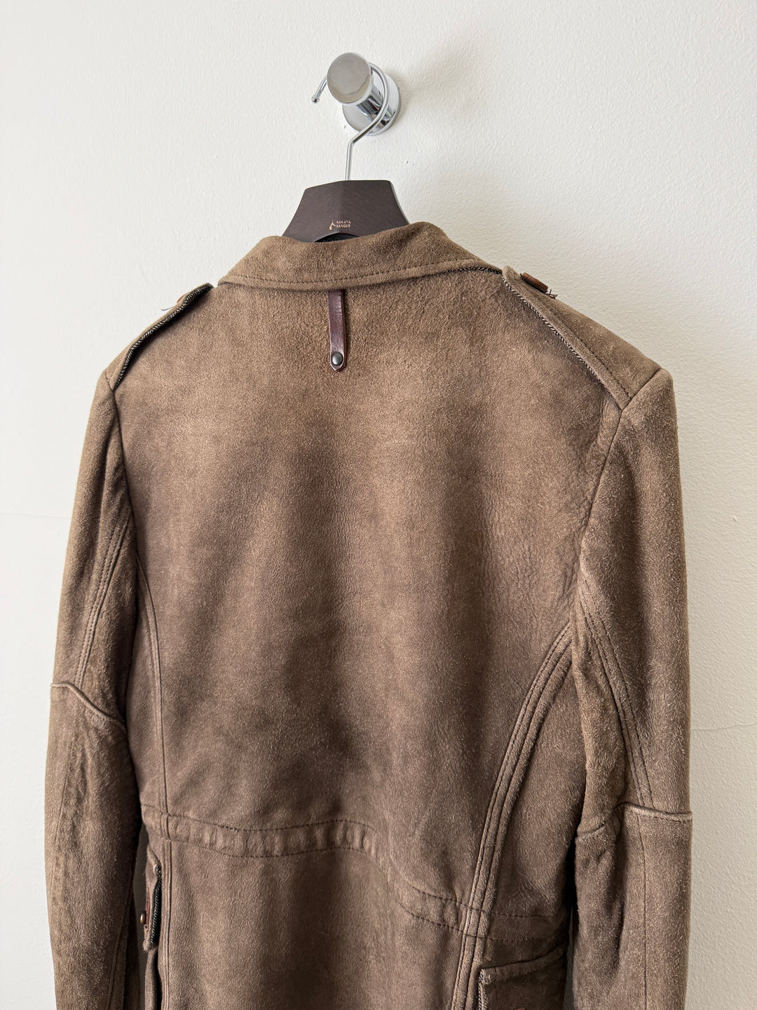 Suede Utility Jacket