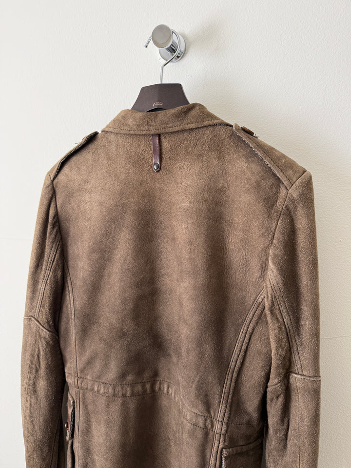 Suede Utility Jacket