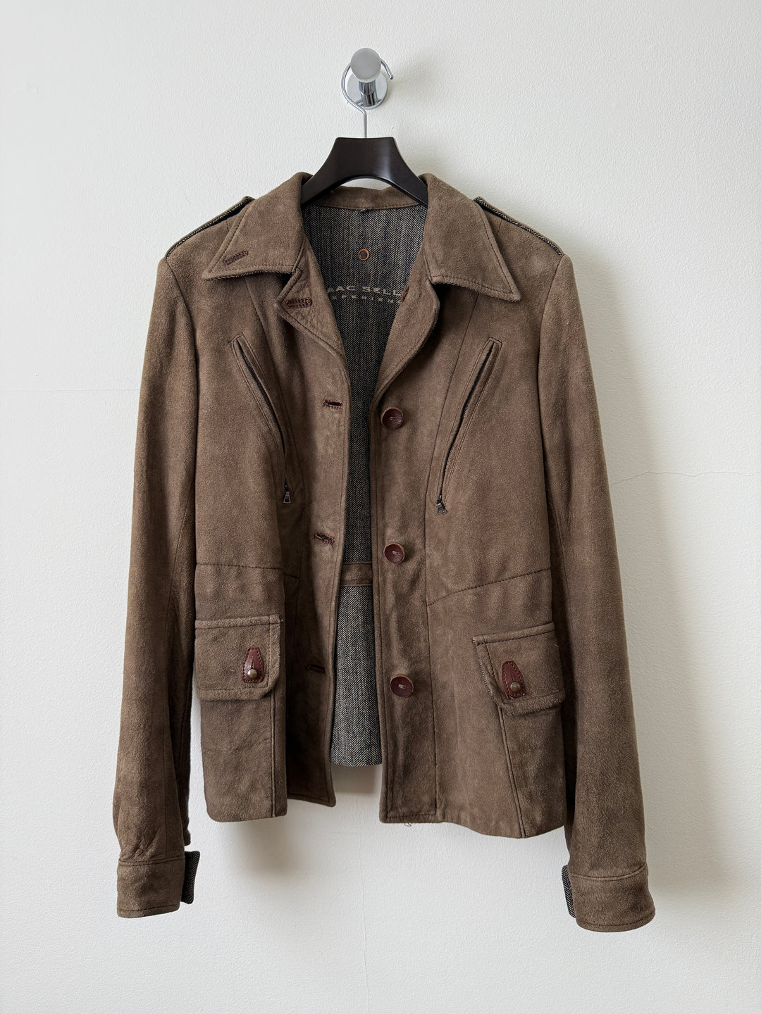 Suede Utility Jacket