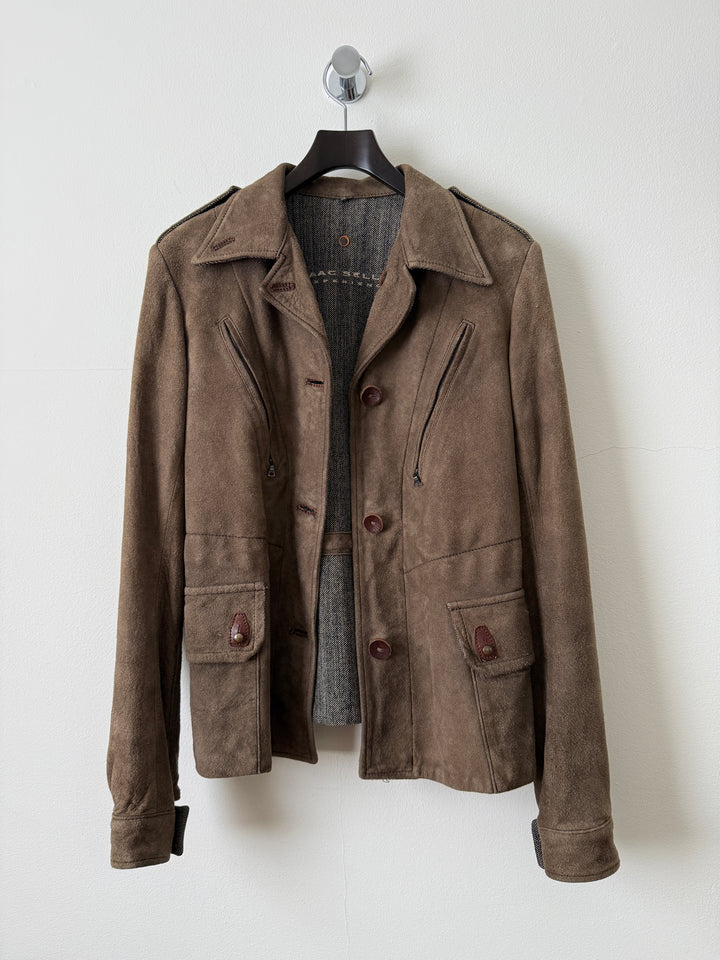 Suede Utility Jacket