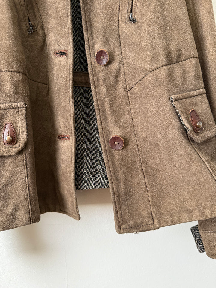 Suede Utility Jacket