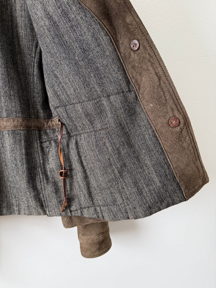 Suede Utility Jacket