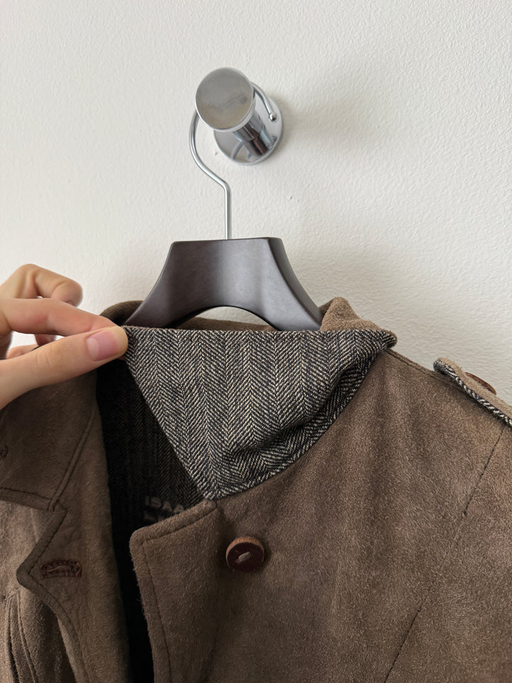 Suede Utility Jacket