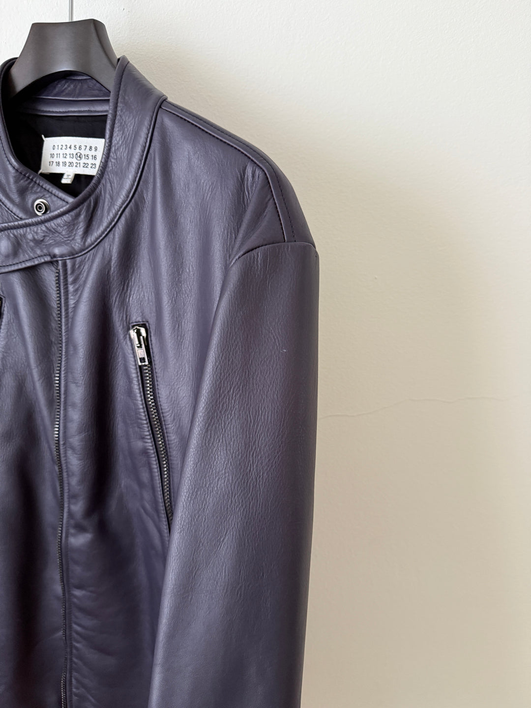 2013 5 Zip Leather Moto Jacket