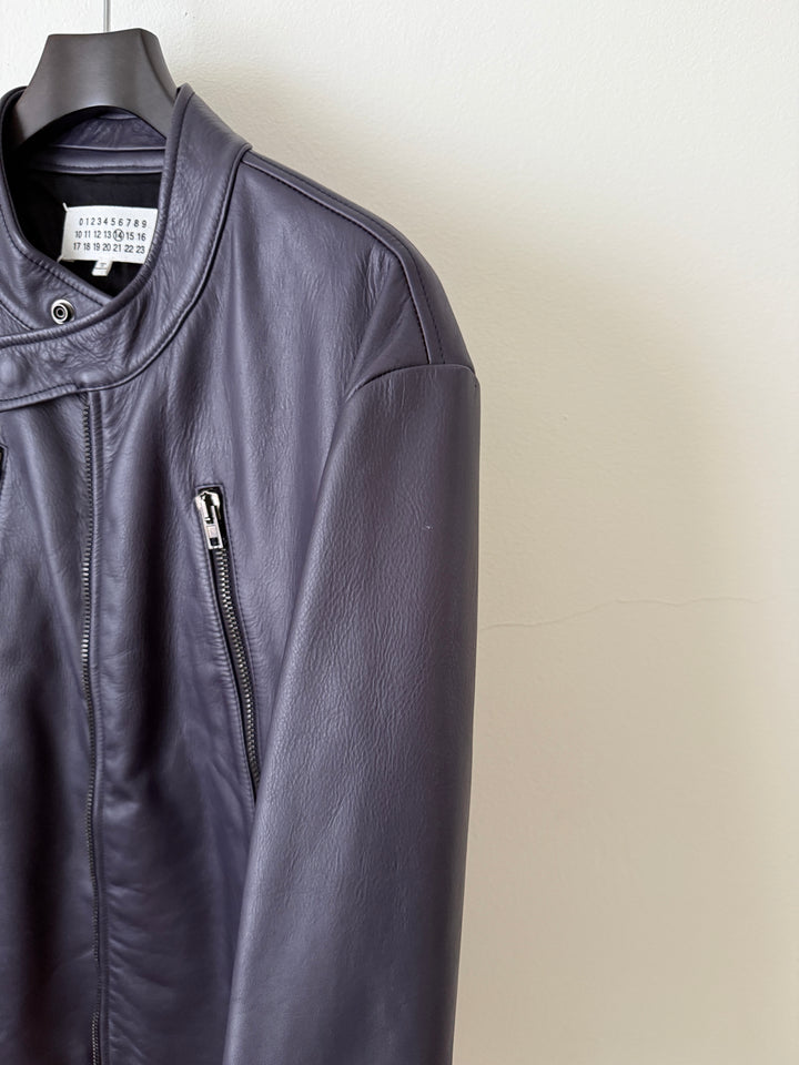 2013 5 Zip Leather Moto Jacket