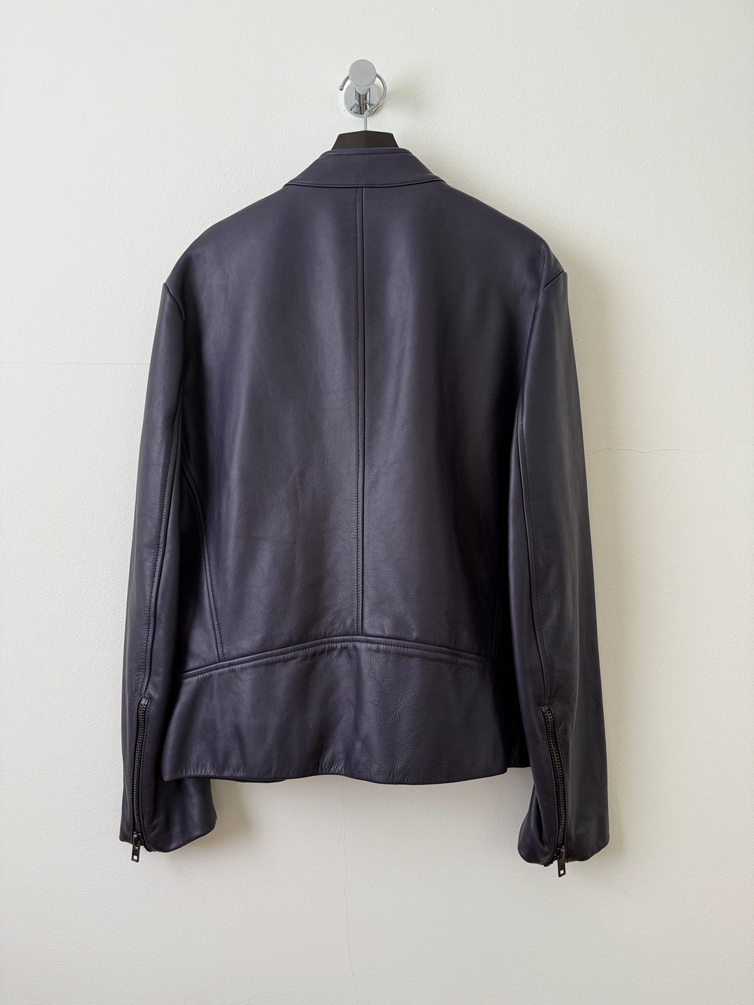 2013 5 Zip Leather Moto Jacket