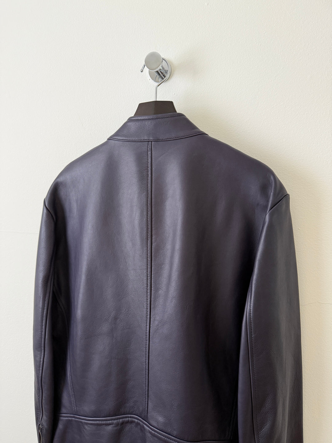 2013 5 Zip Leather Moto Jacket