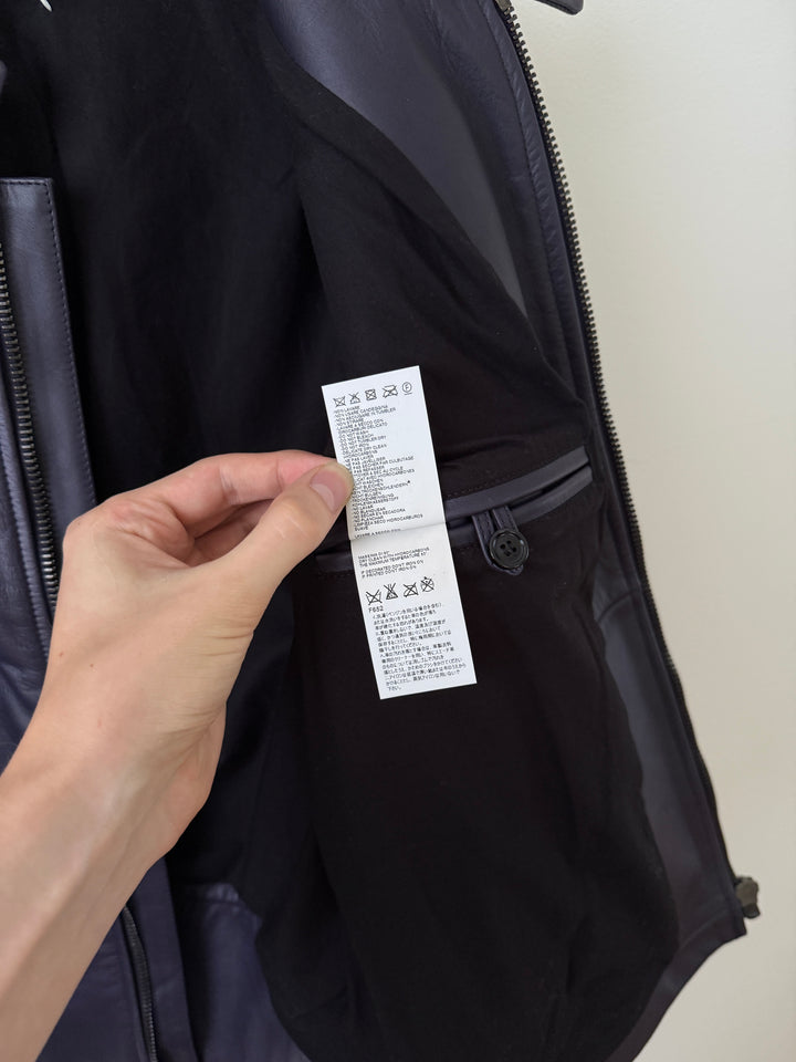 2013 5 Zip Leather Moto Jacket