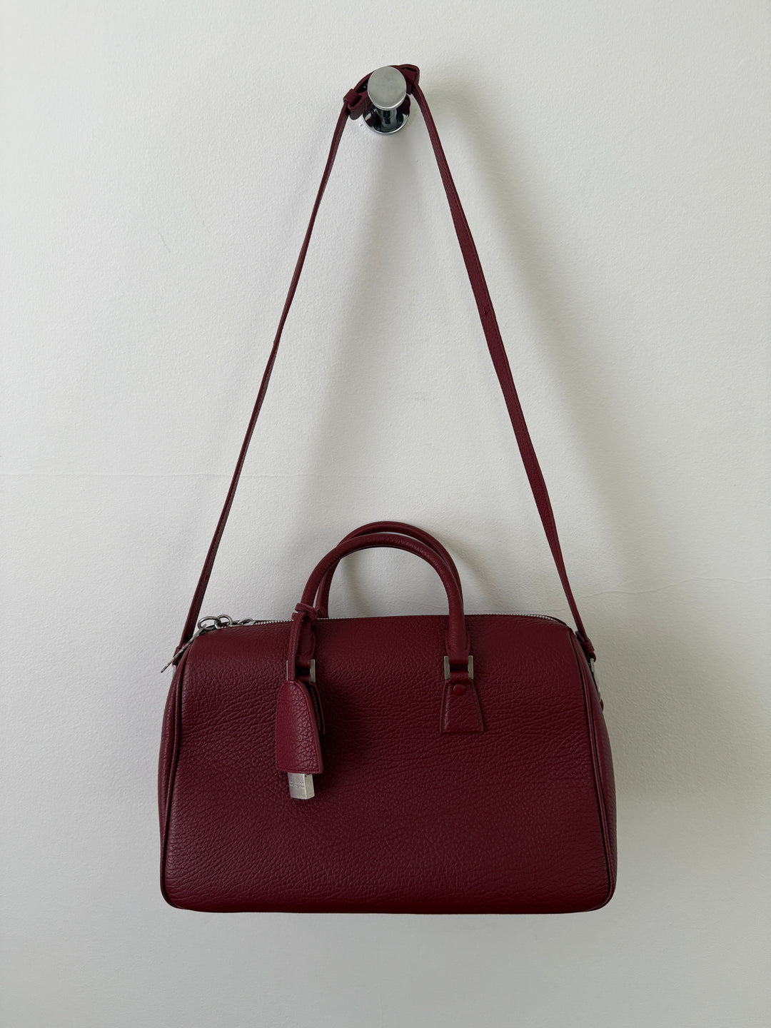 2017 Leather Top Handle Bag