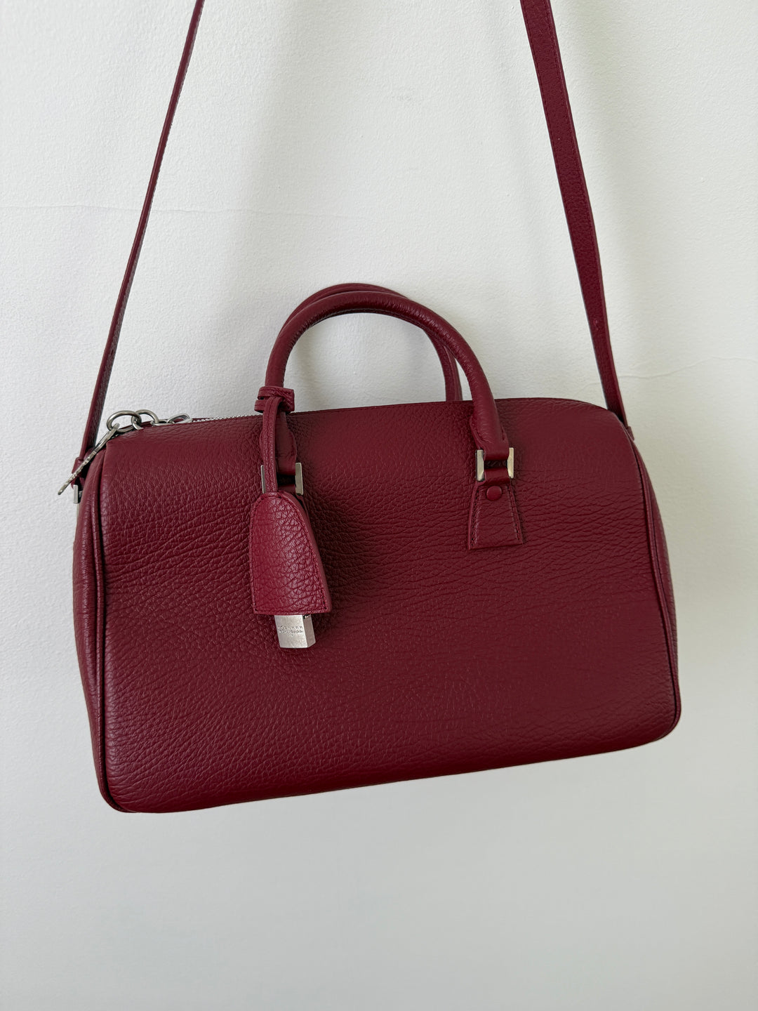 2017 Leather Top Handle Bag