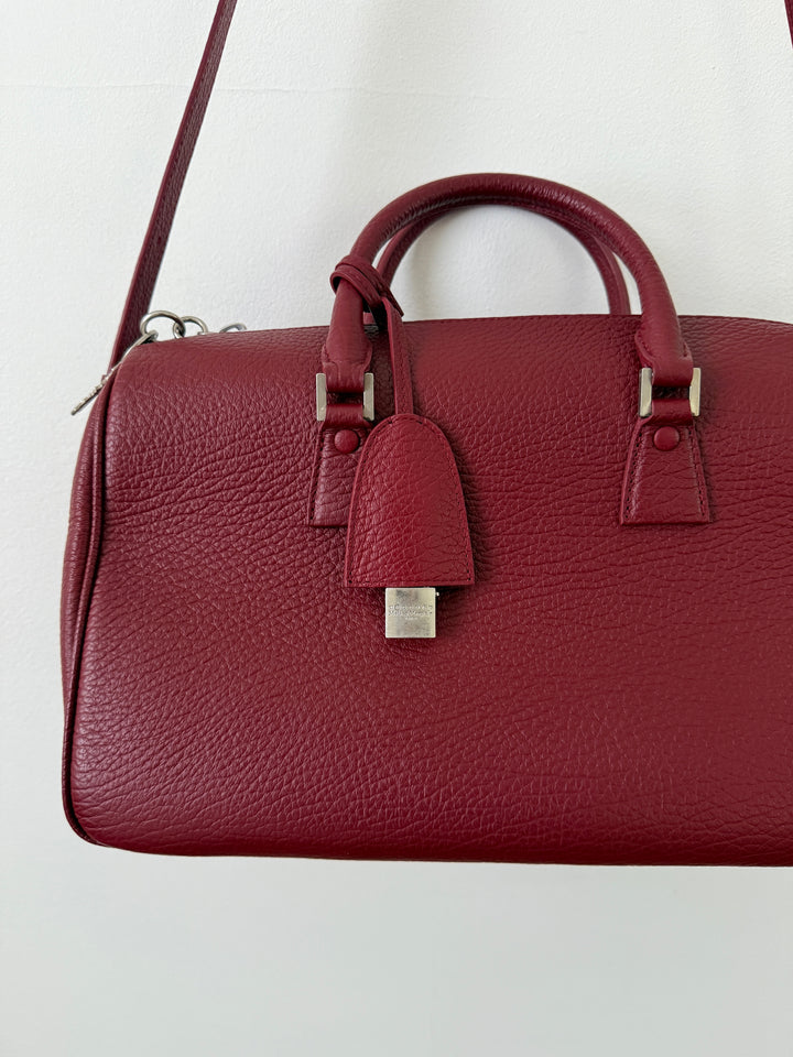 2017 Leather Top Handle Bag