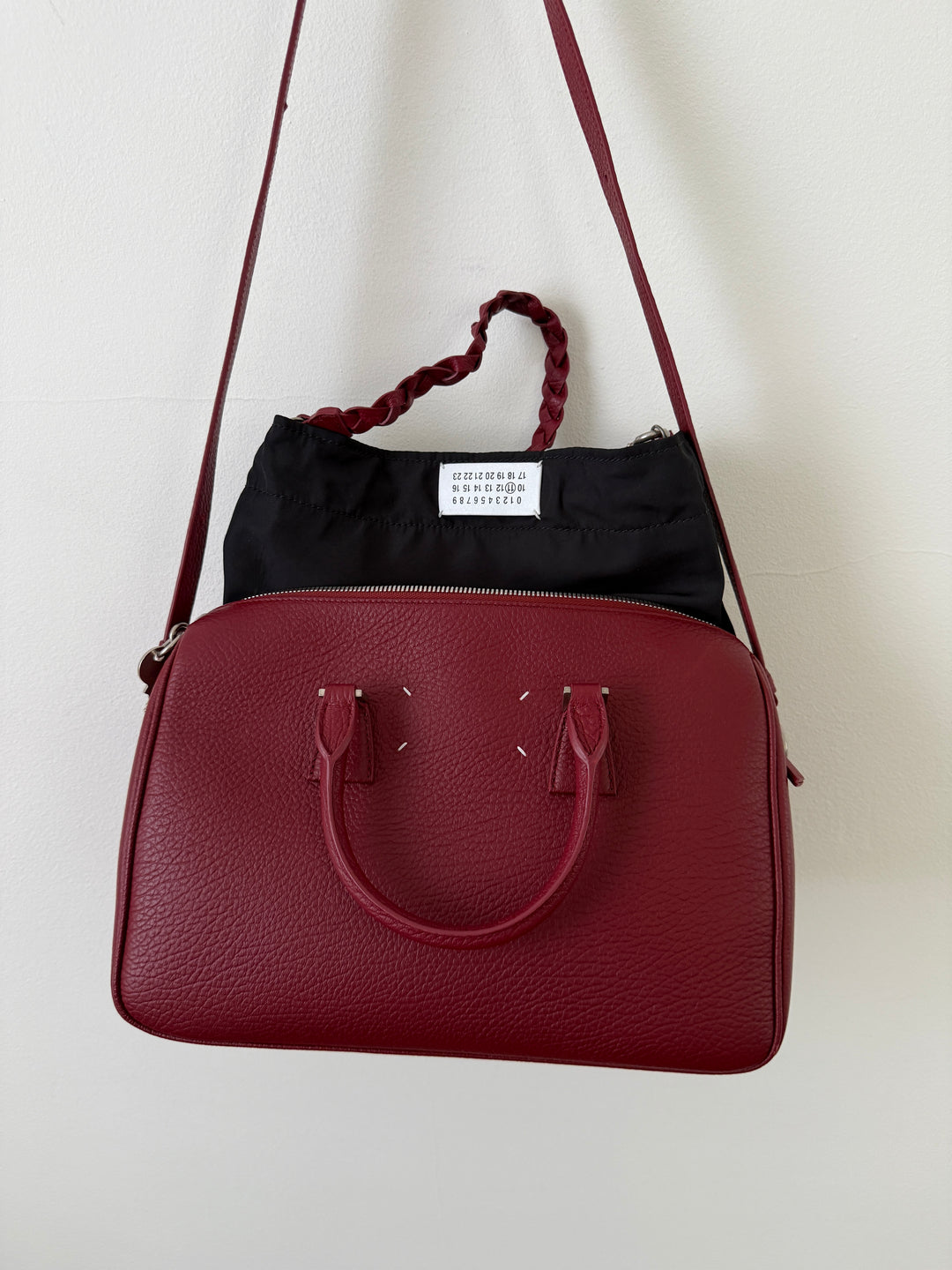2017 Leather Top Handle Bag