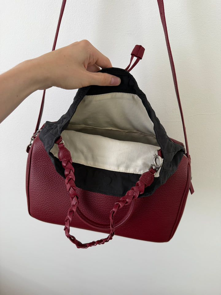 2017 Leather Top Handle Bag