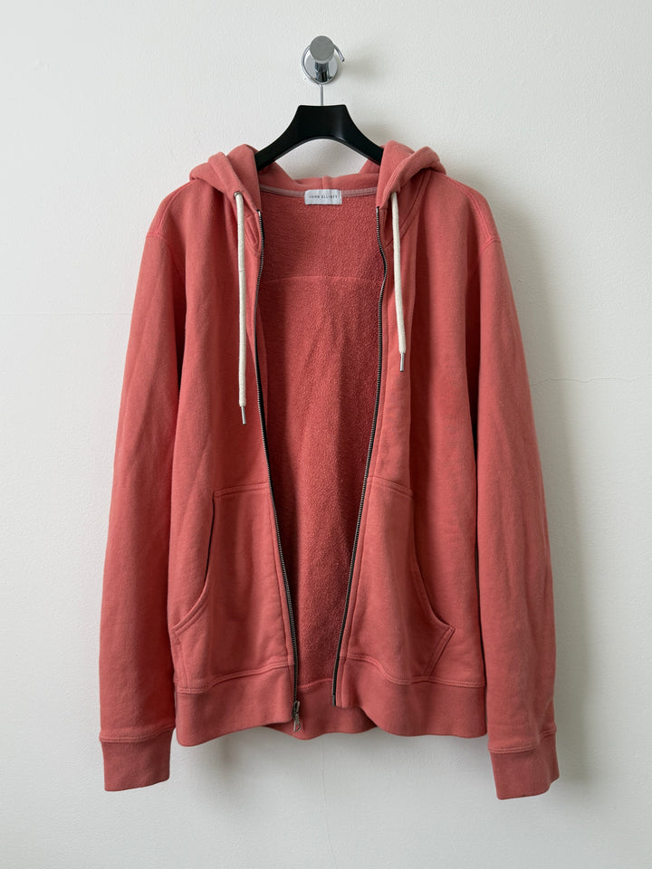 Soft Pink Zip Up Hoodie
