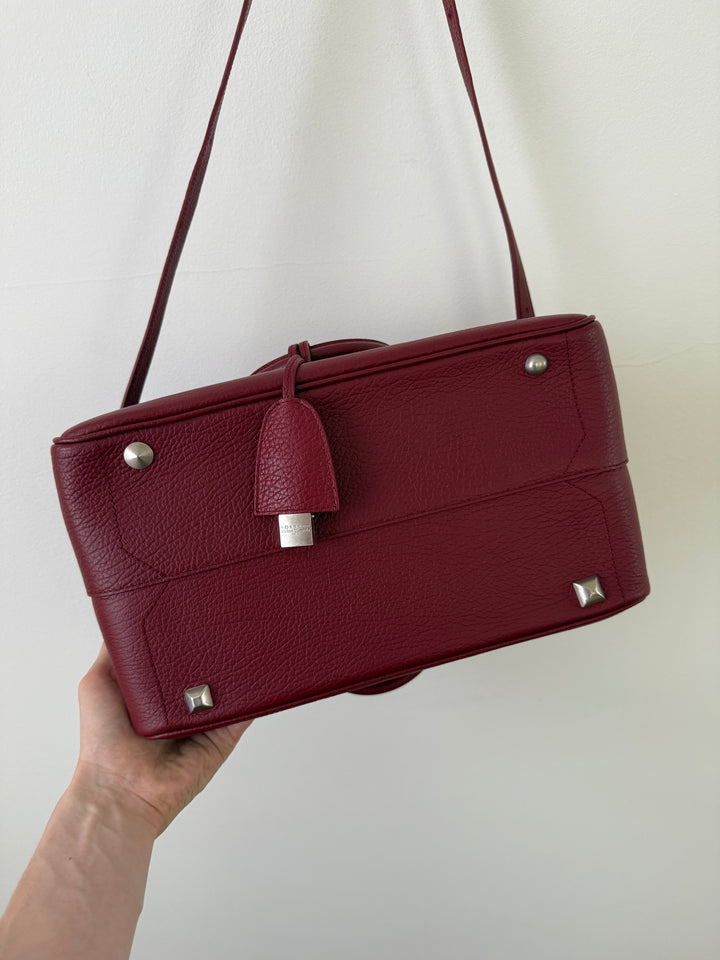 2017 Leather Top Handle Bag