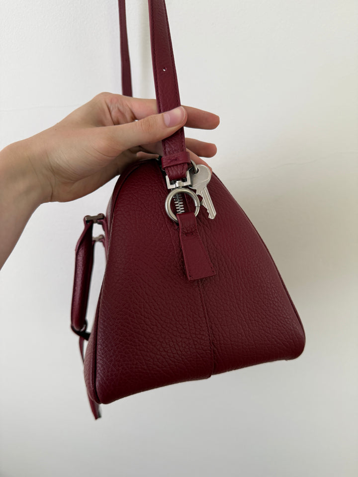 2017 Leather Top Handle Bag